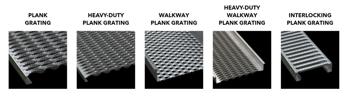 walkway plank grating