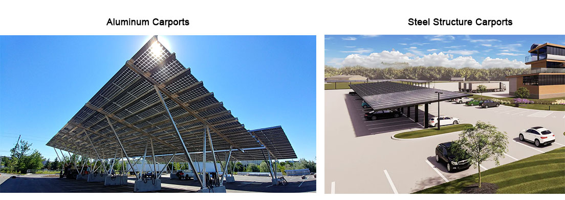 commercial solar car ports