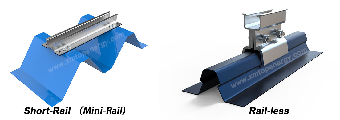 Solar panel roof mounting options