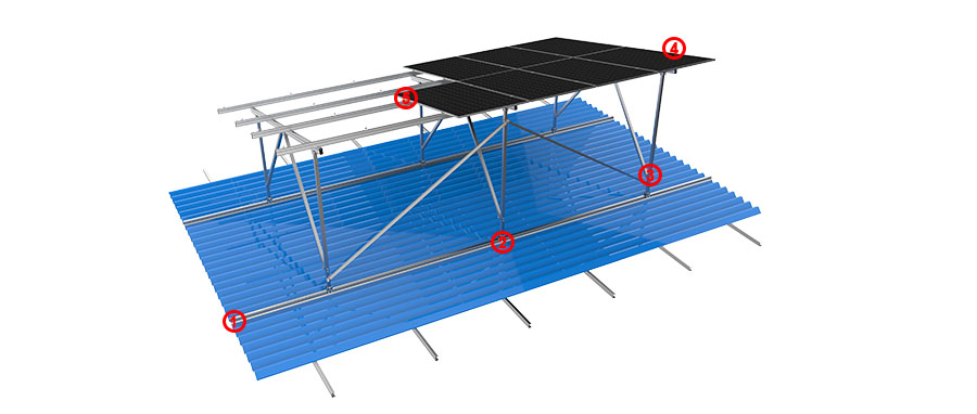 Lightweight Solar Mounting Kits for Metal Roofs