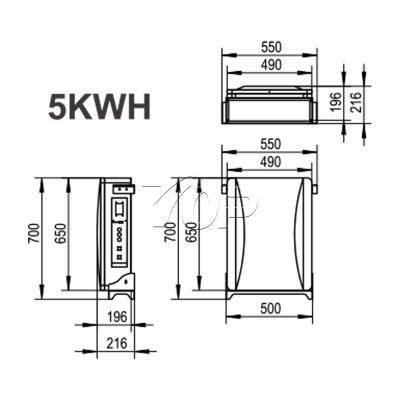 10kwh solar indoor lights energy battery storage for residential usage and outdoor usage