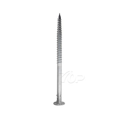 ground screw pile galvanized