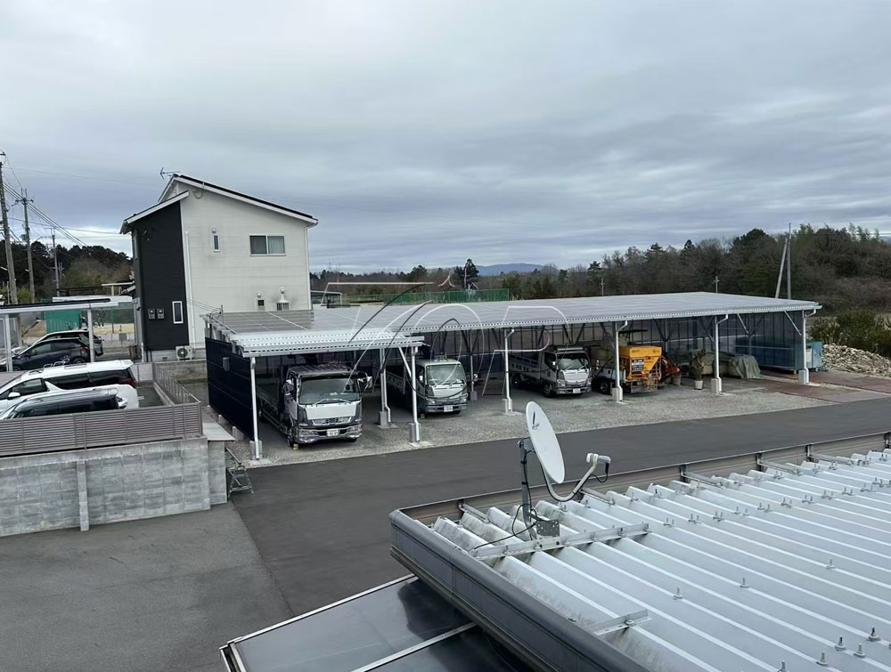 Water Proof BIPV Solar Carport