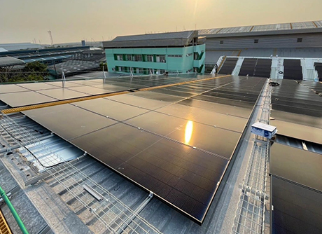 670KW Solar System Installation on Metal Roof in Thailand